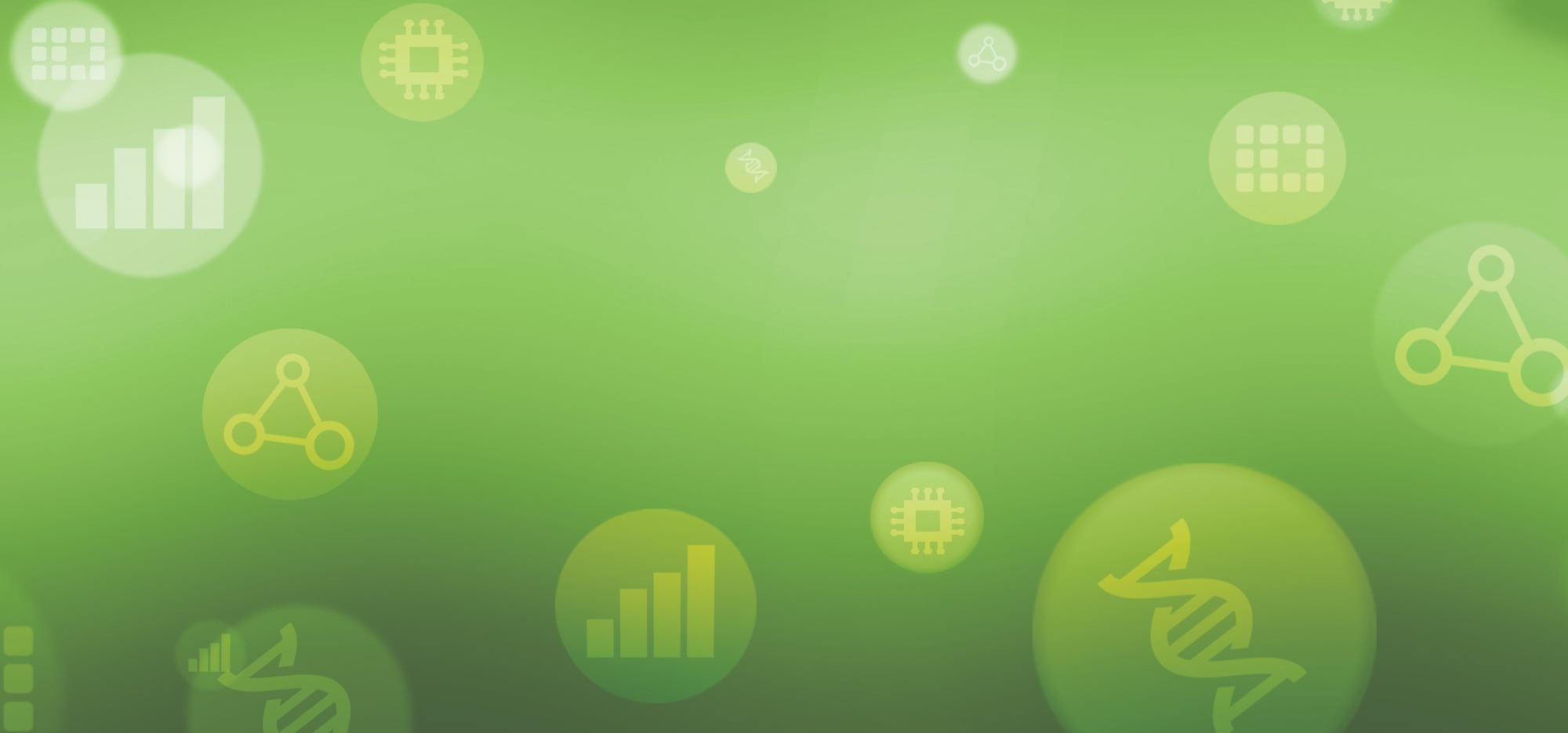 Bubble Background Green